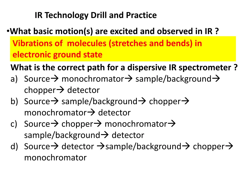 ir technology drill and practice