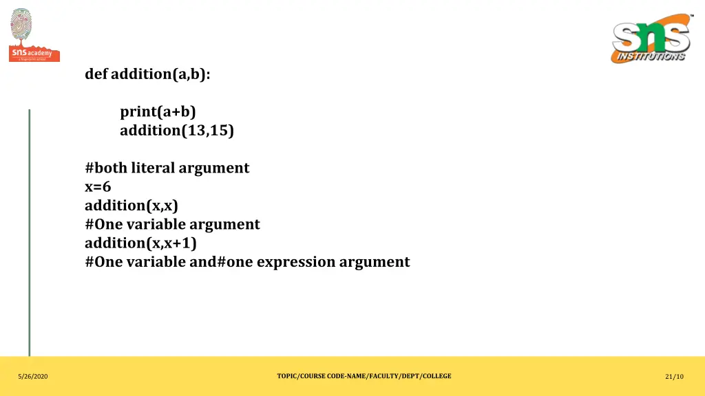 def addition a b