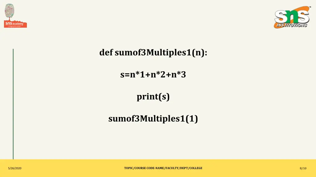 def sumof3multiples1 n