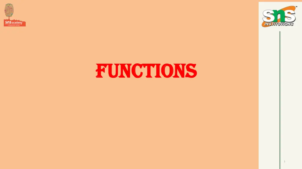 functions functions