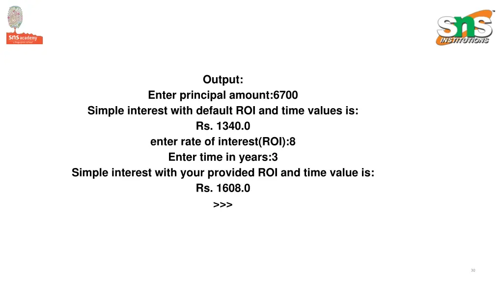 output 1