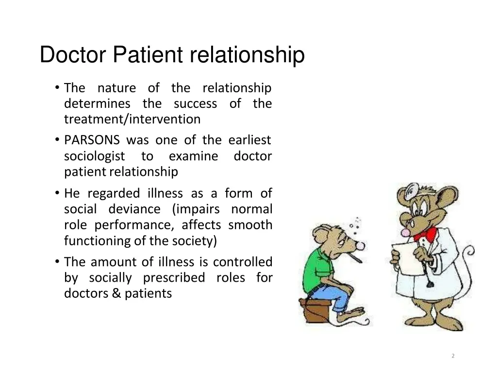 doctor patient relationship 1