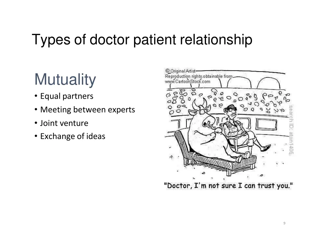types of doctor patient relationship 2