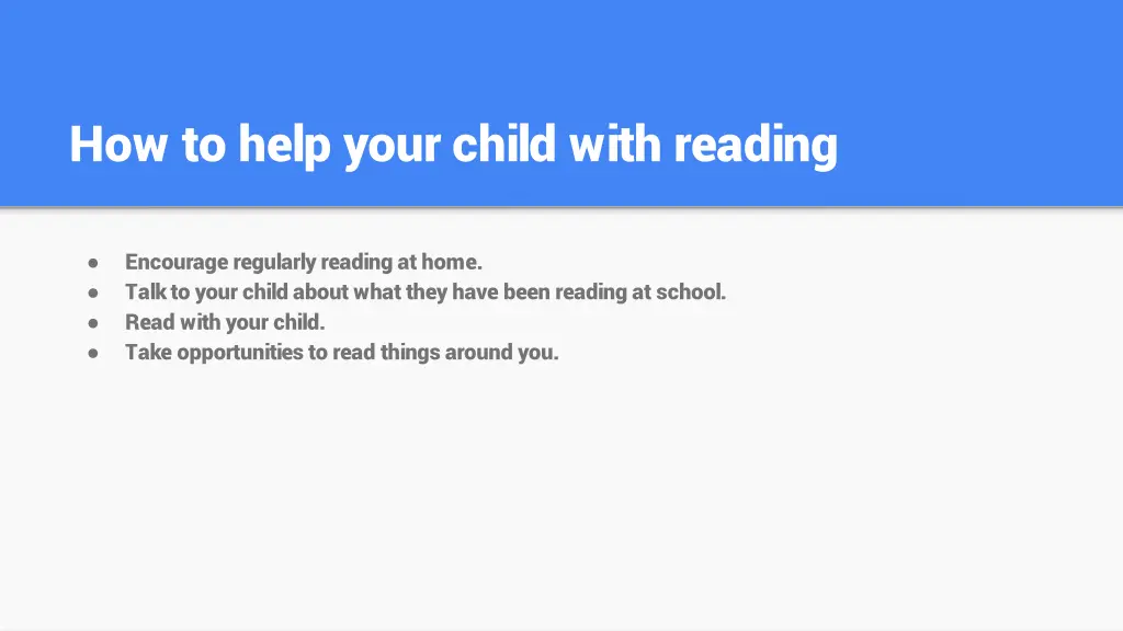 how to help your child with reading