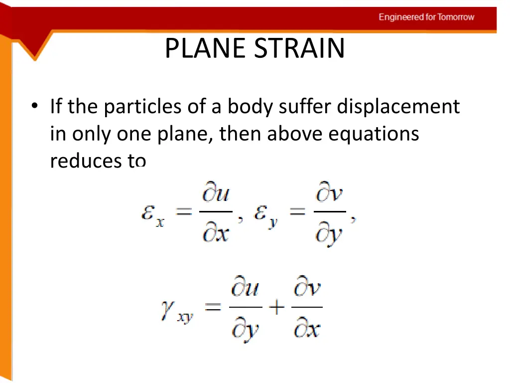 plane strain