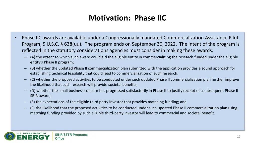 motivation phase iic