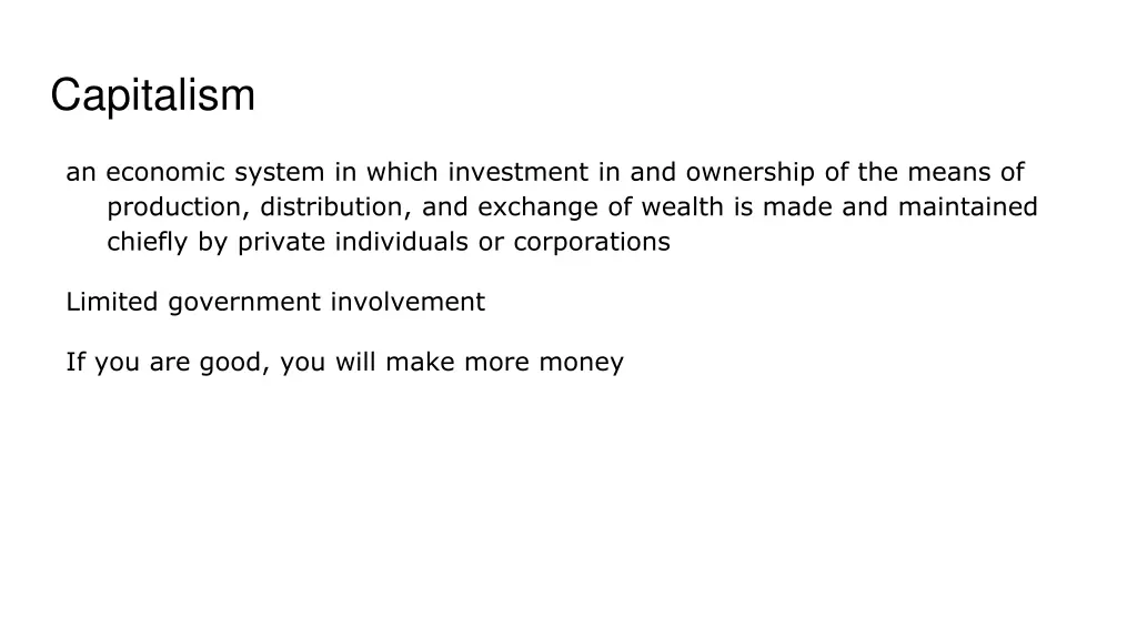capitalism