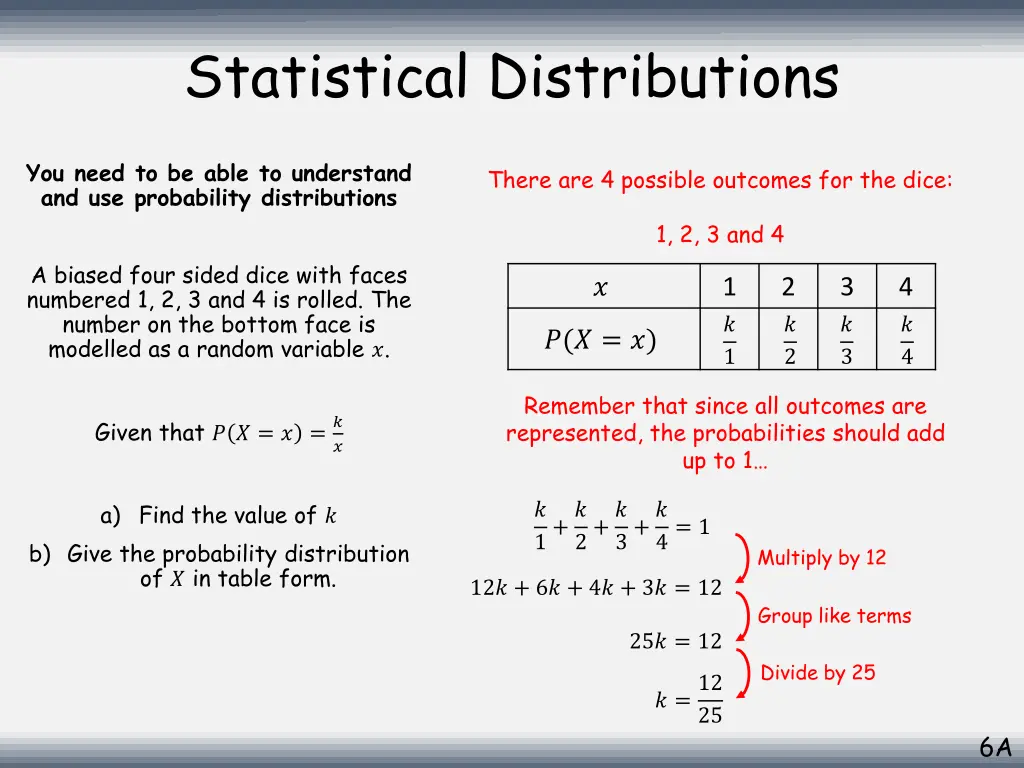 statistical distributions 6