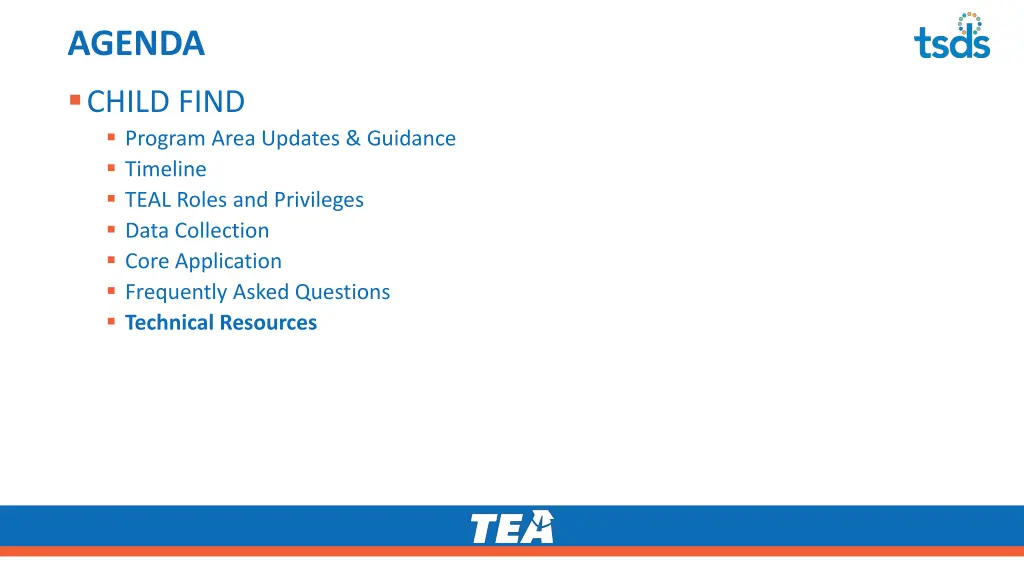 agenda child find program area updates guidance 7