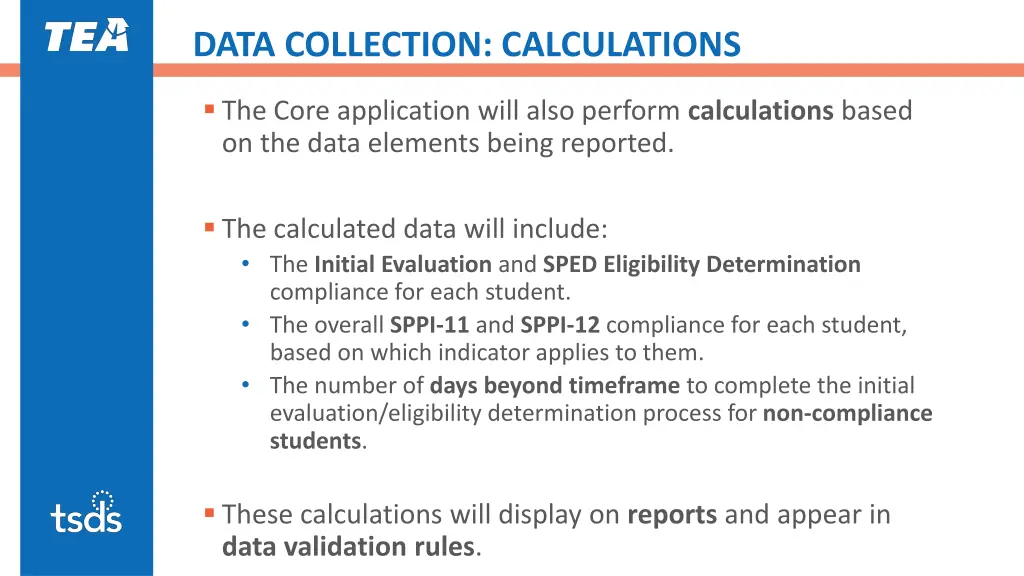data collection calculations