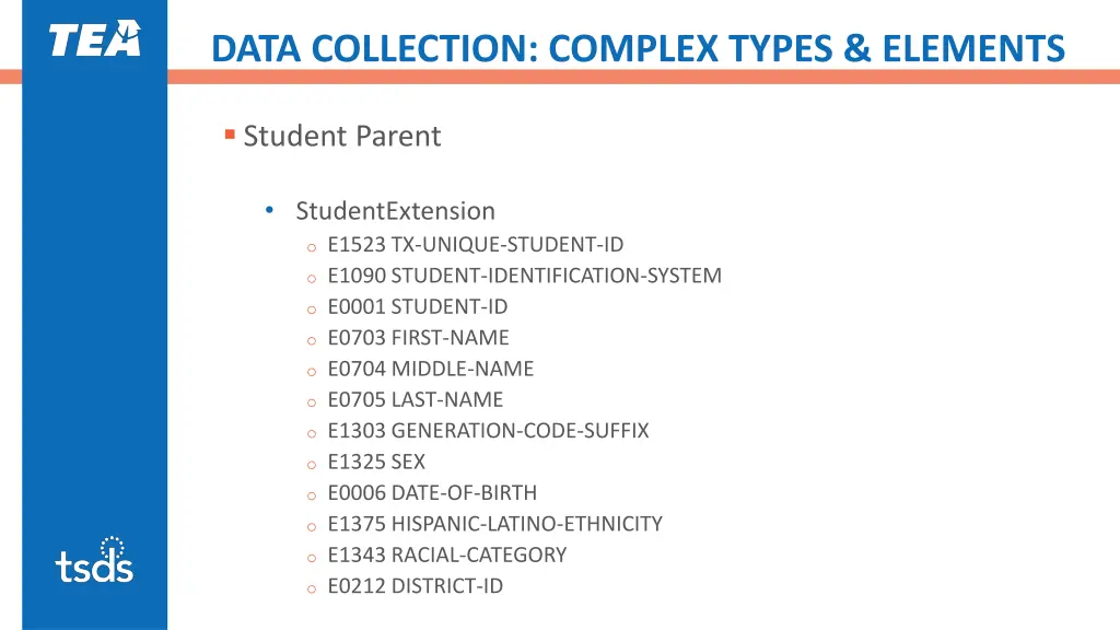 data collection complex types elements 3