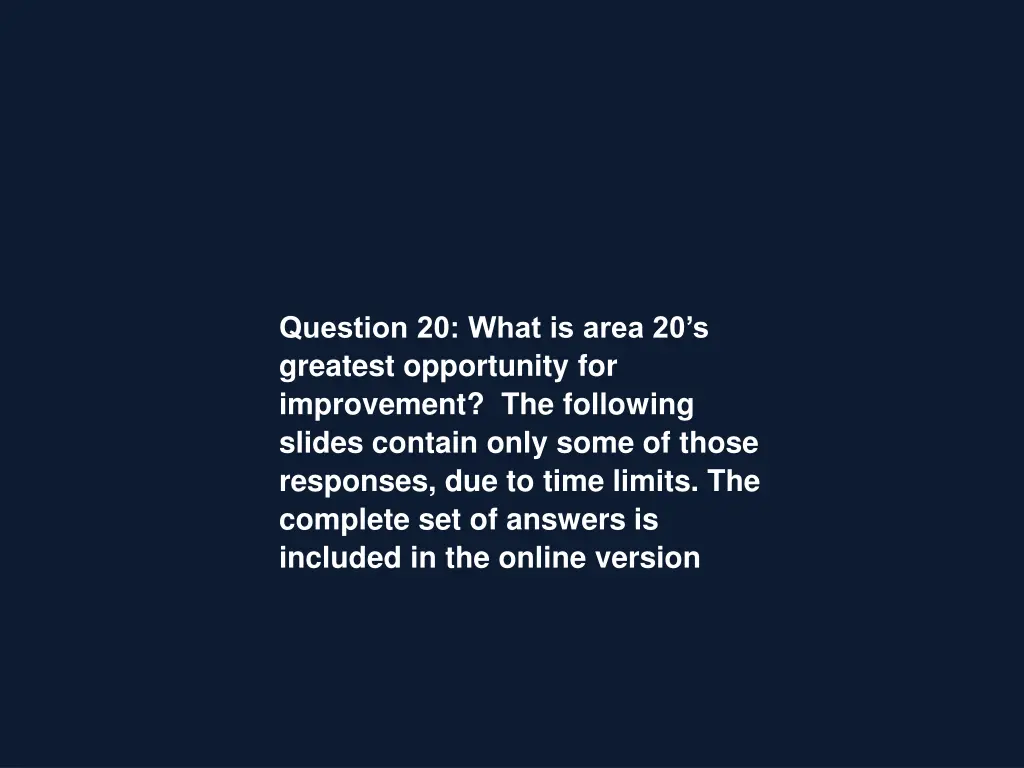 question 20 what is area 20 s greatest