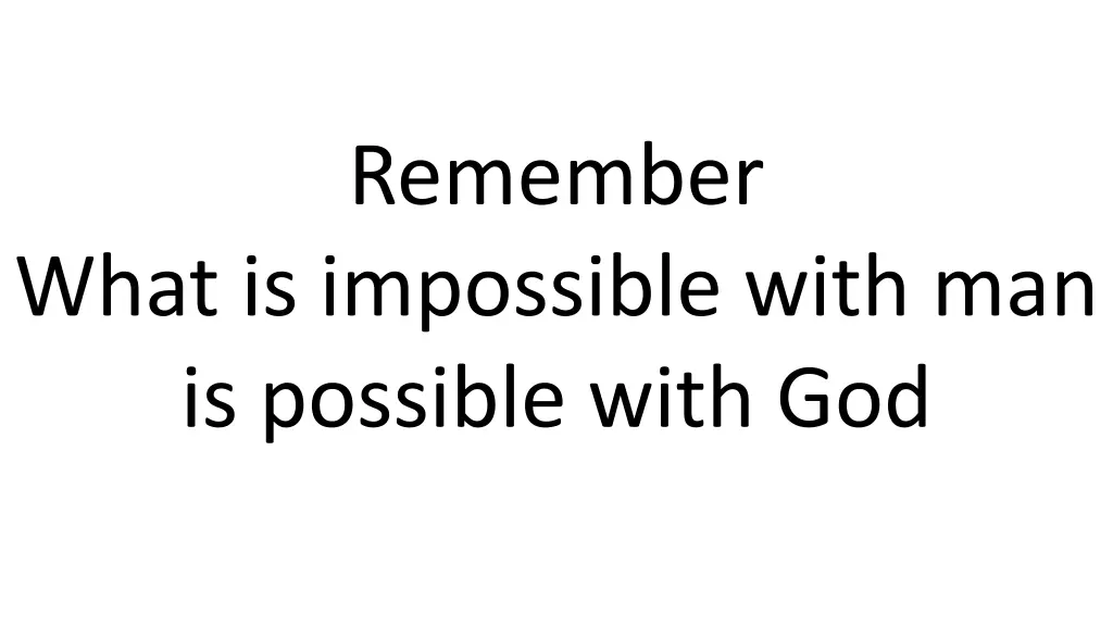 remember