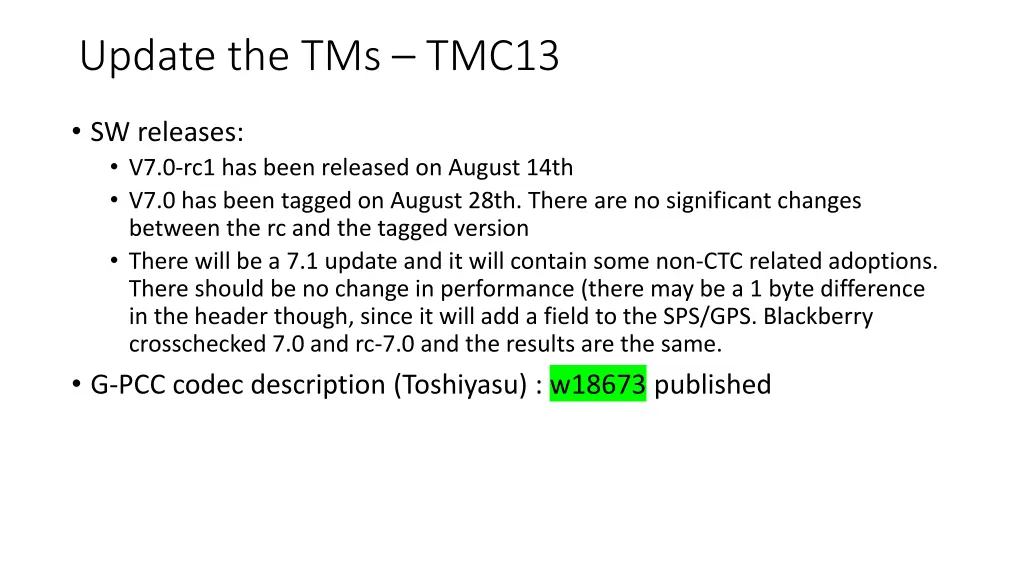 update the tms tmc13