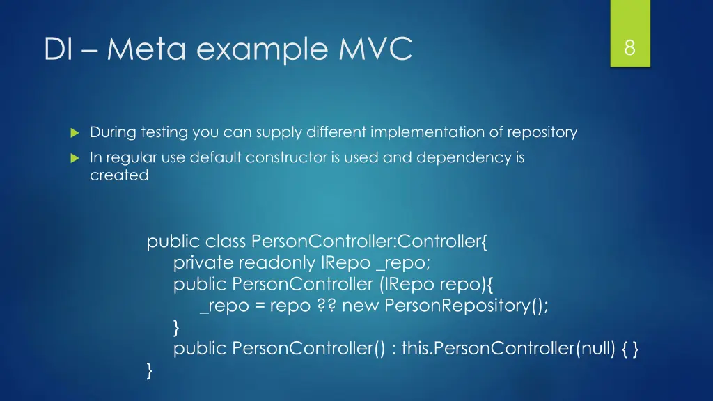 di meta example mvc