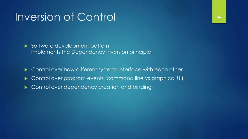 inversion of control