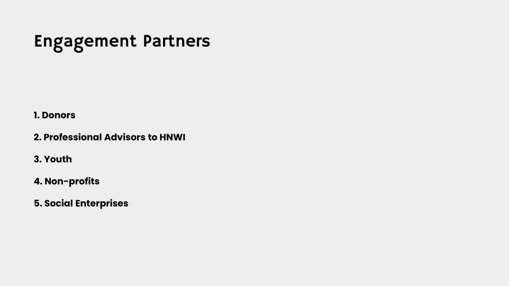 engagement partners
