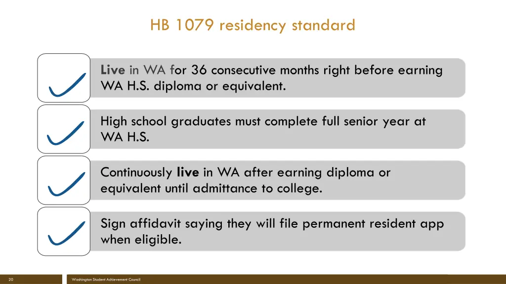 hb 1079 residency standard