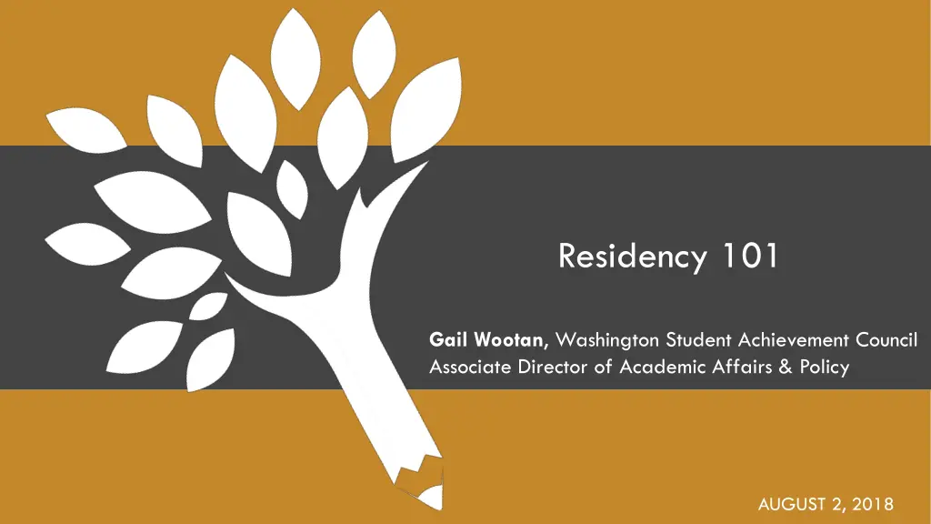residency 101