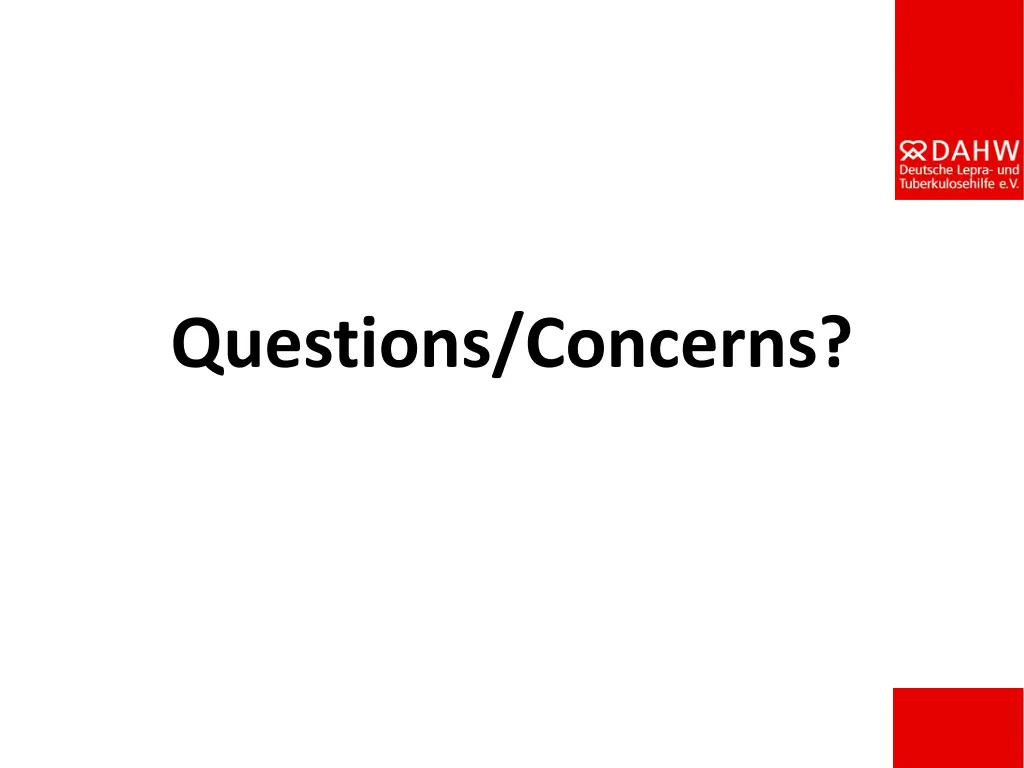 questions concerns