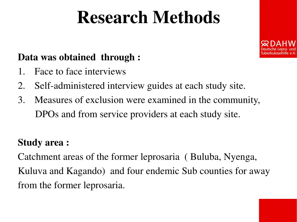 research methods
