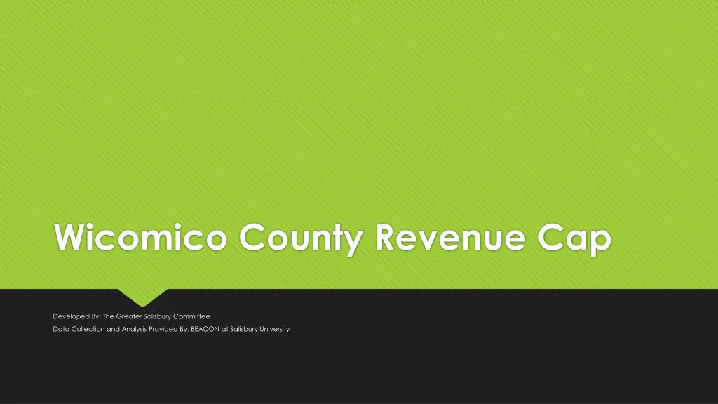 wicomico county revenue cap