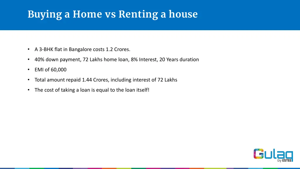 buying a home vs renting a house