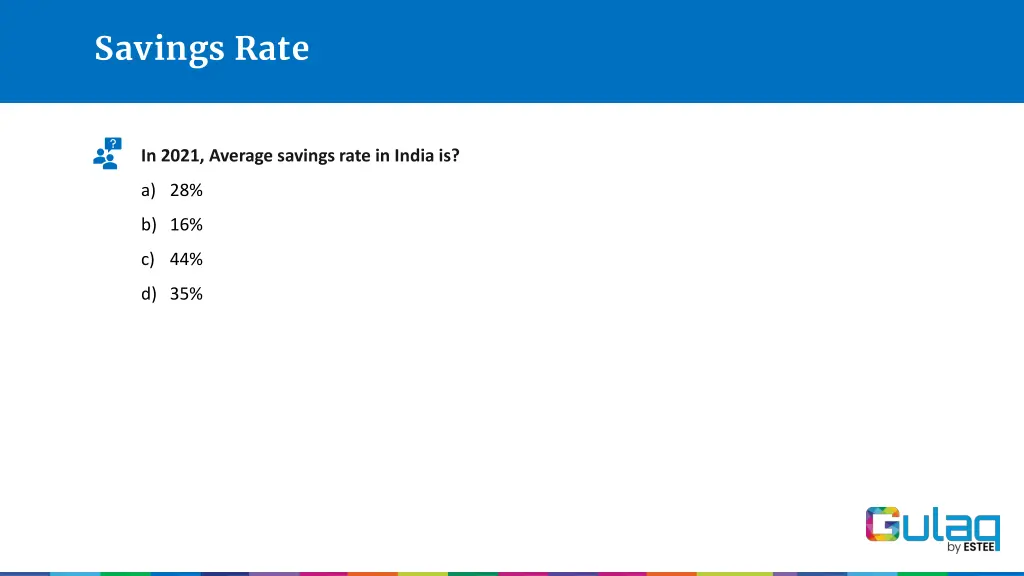 savings rate
