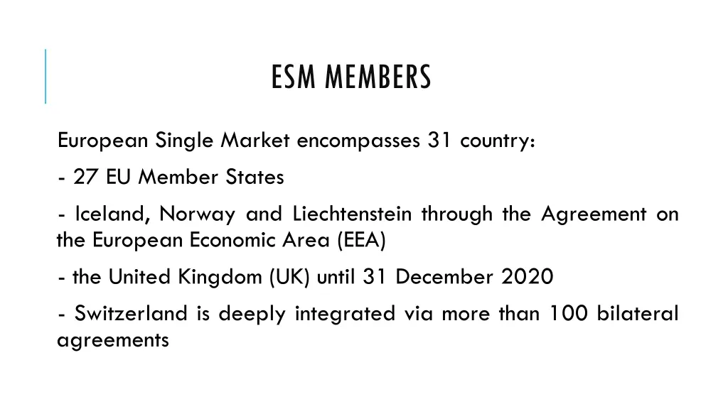 esm members