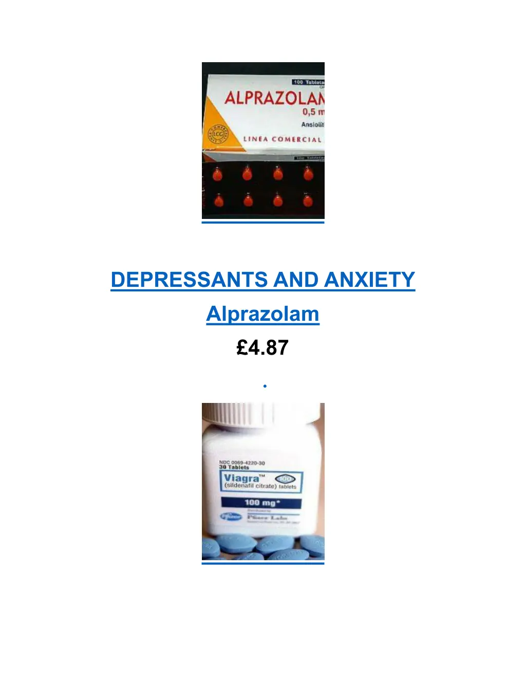 depressants and anxiety alprazolam 4 87