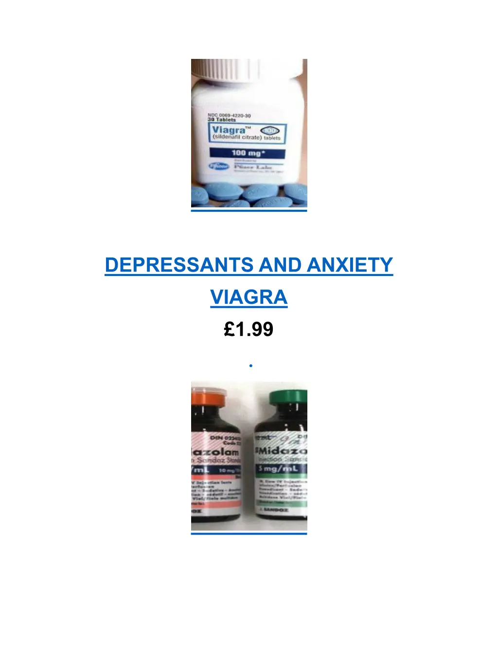 depressants and anxiety viagra 1 99