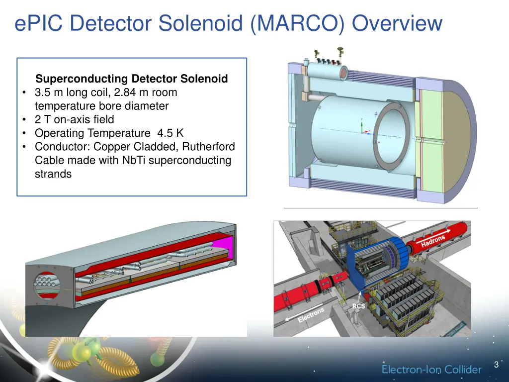 epic detector solenoid marco overview