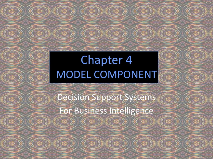 chapter 4 model component