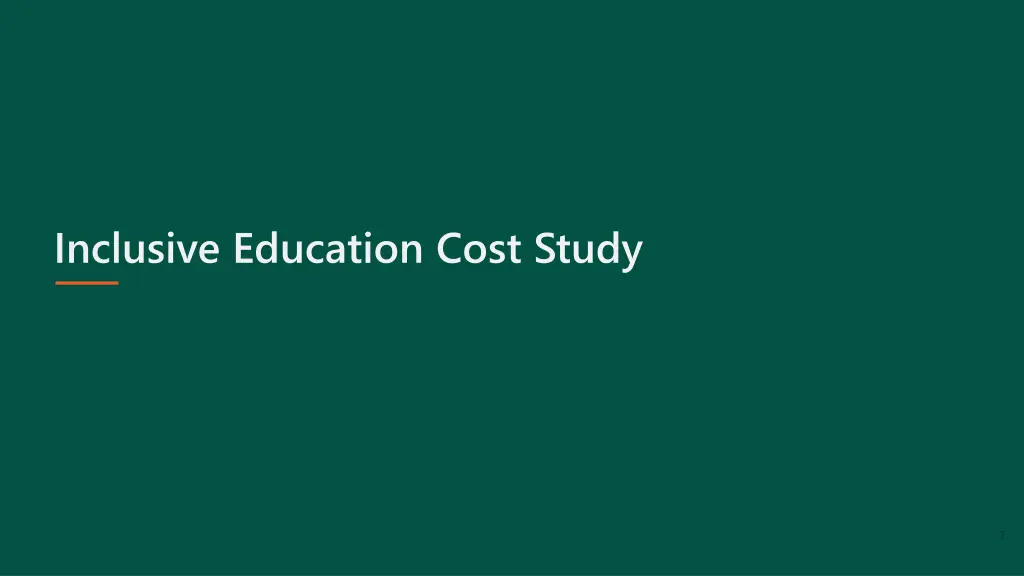 inclusive education cost study