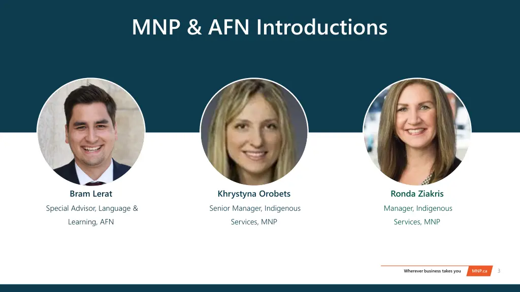 mnp afn introductions