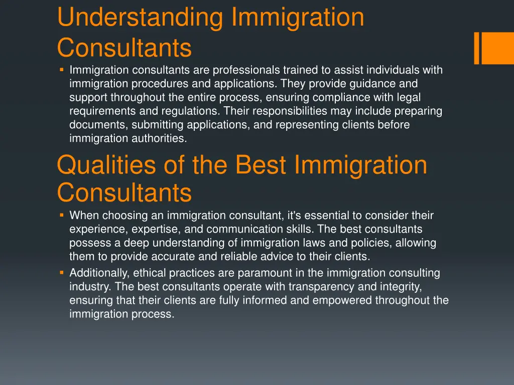 understanding immigration consultants immigration