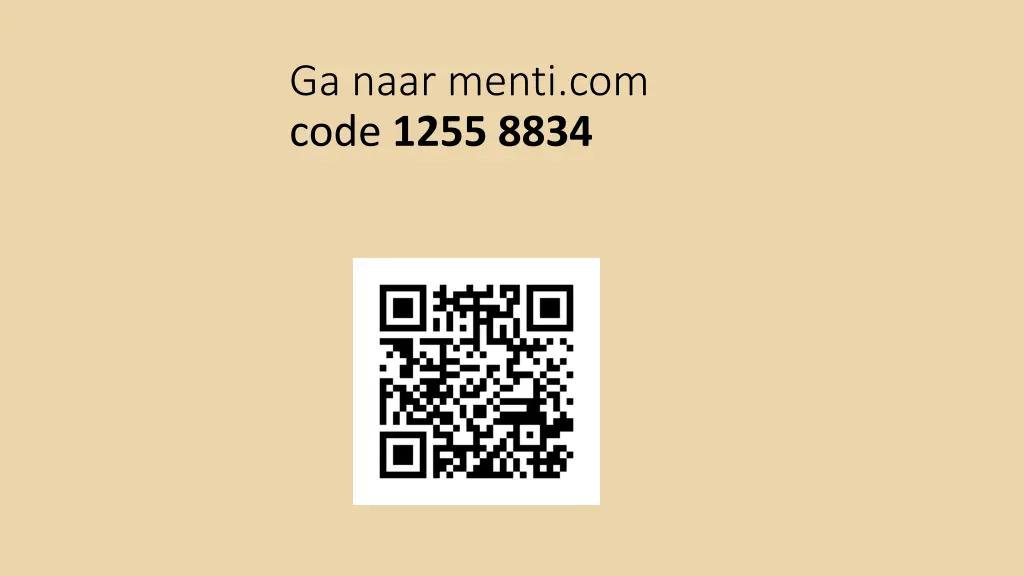 ga naar menti com code 1255 8834