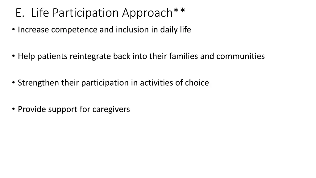 e life participation approach increase competence