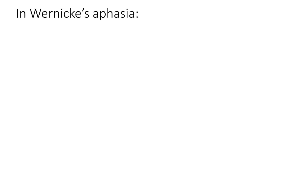 in wernicke s aphasia