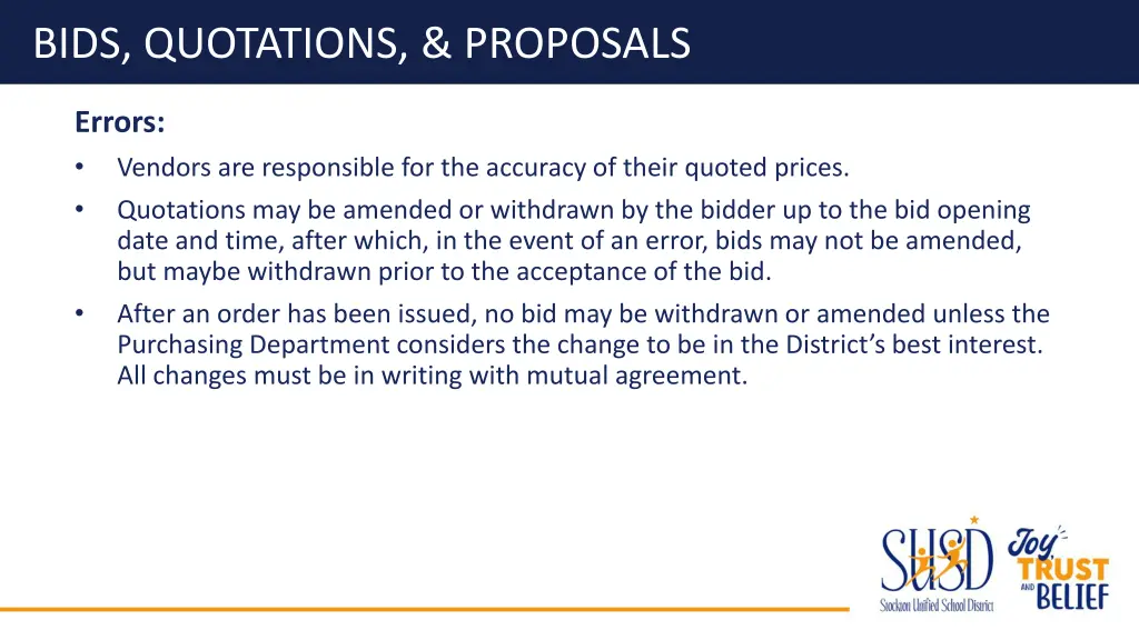 bids quotations proposals 1