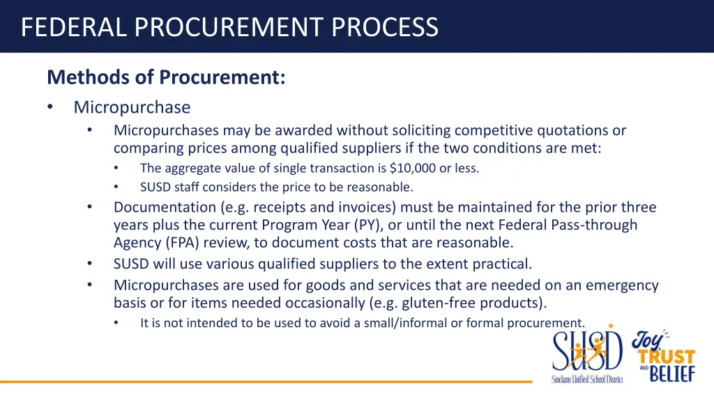 federal procurement process