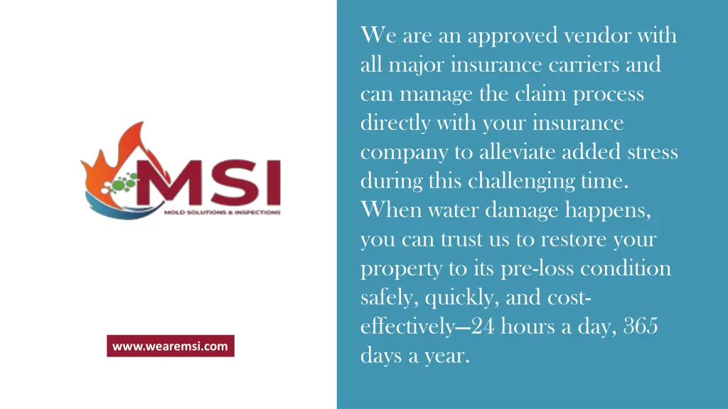 we are an approved vendor with all major