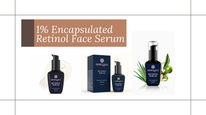 1 encapsulated retinol face serum