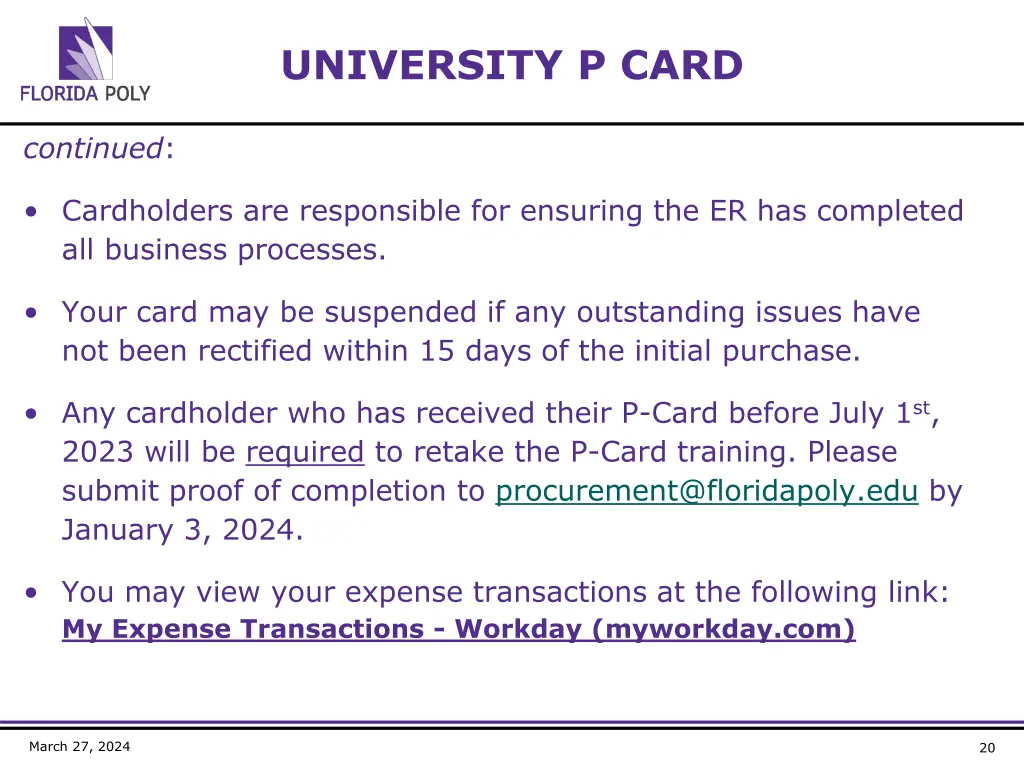 university p card 1