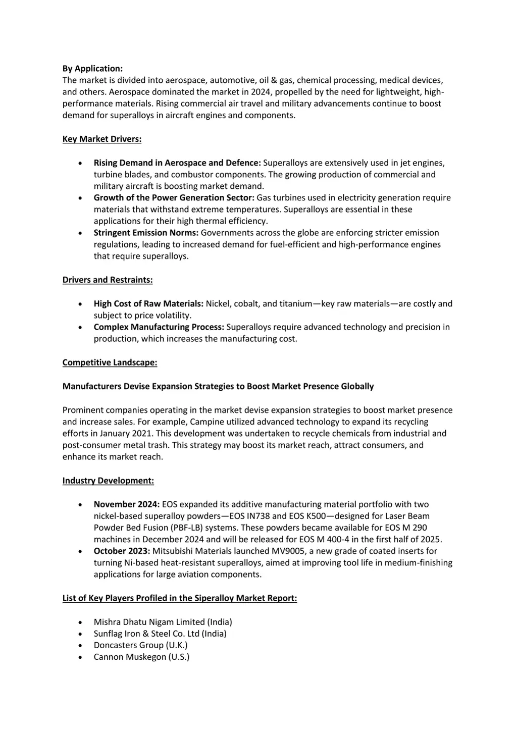 by application the market is divided into