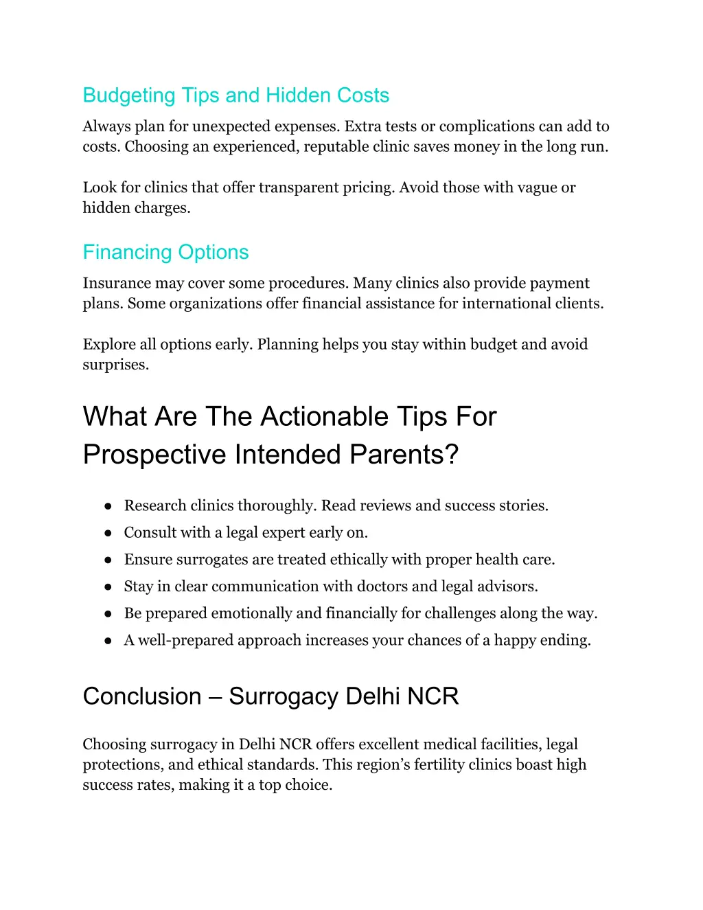 budgeting tips and hidden costs