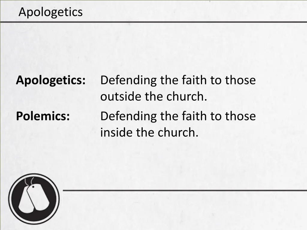 apologetics 2