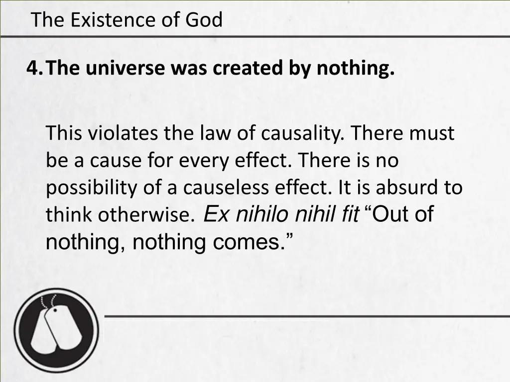 the existence of god 10