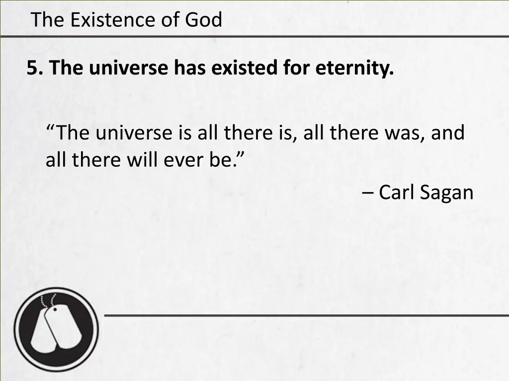 the existence of god 11
