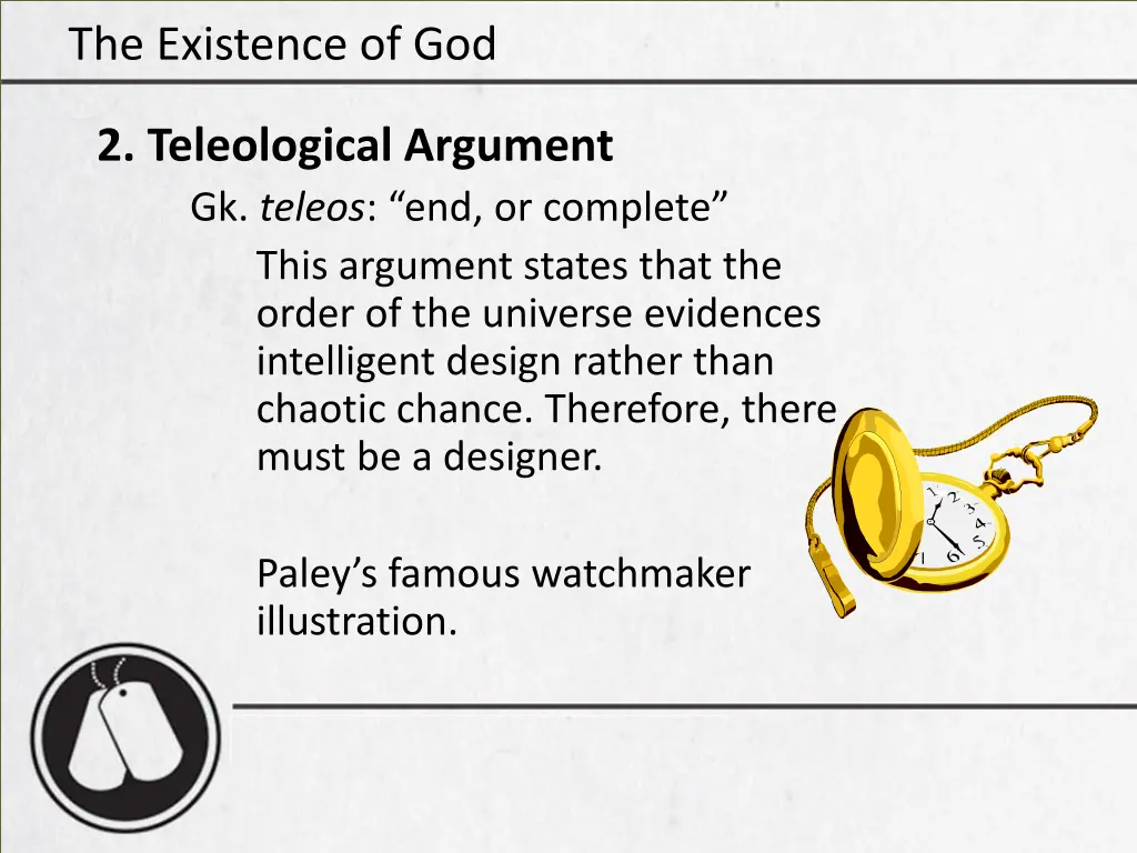 the existence of god 19